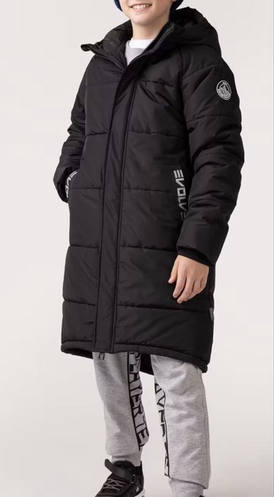 Kurtka parka 152 lemon zimowa