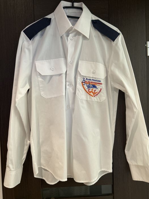 Mega koszula policyjna Tech.Kochanowski Cz-wa -M/170