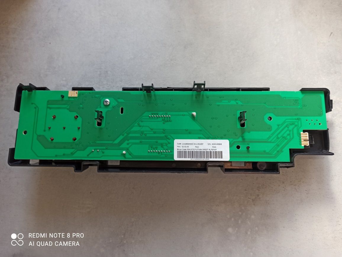 Placa electrónica painel controle Ariston 722U máquina lavar Novo