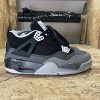 Чоловічі кросівки Nike Air Jordan 4 Retro Black Grey