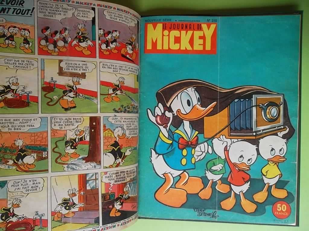 O RATO MICKEY - Volume Encadernado dos anos 50