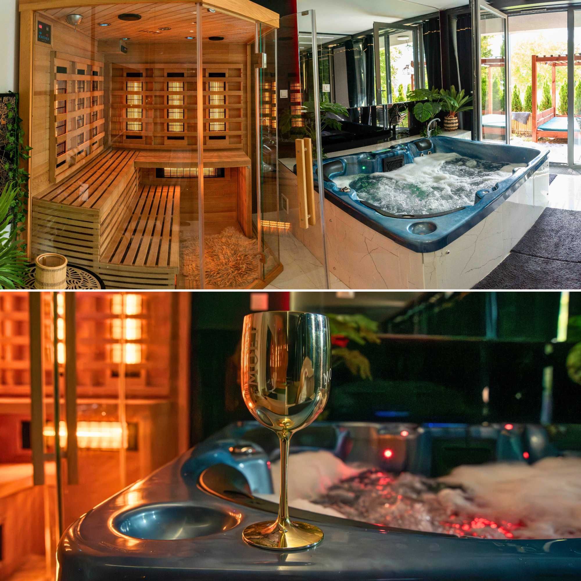 Luksusowy apartament VIP na doby dla Dwojga - prywatne Jacuzzi i Sauna