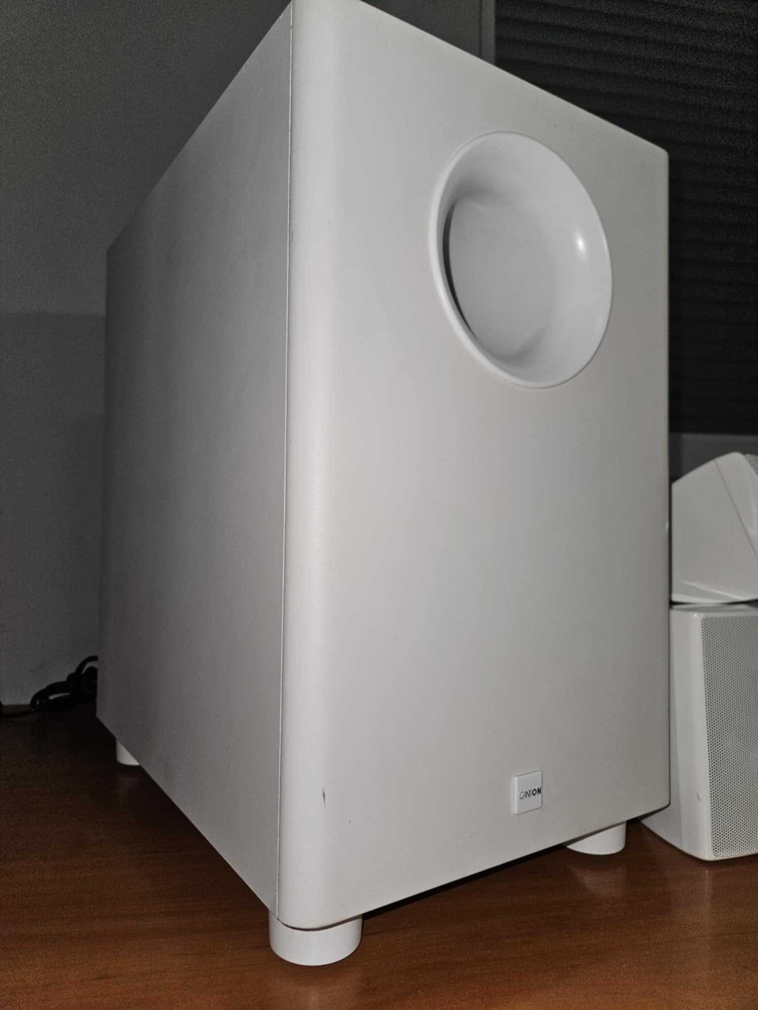 CANTON Zestaw 5 kolumn + subwoofer aktywny  do kina domowego