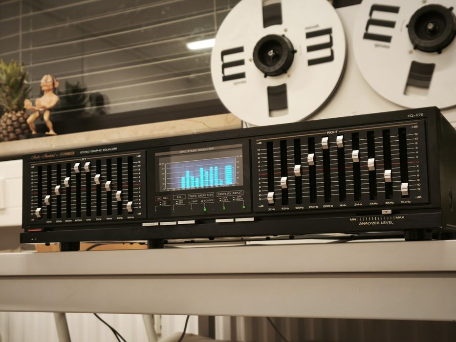 Еквалайзер Fisher EQ-276 ! 10 смуг ! З аналізатором спектру ! Японія !