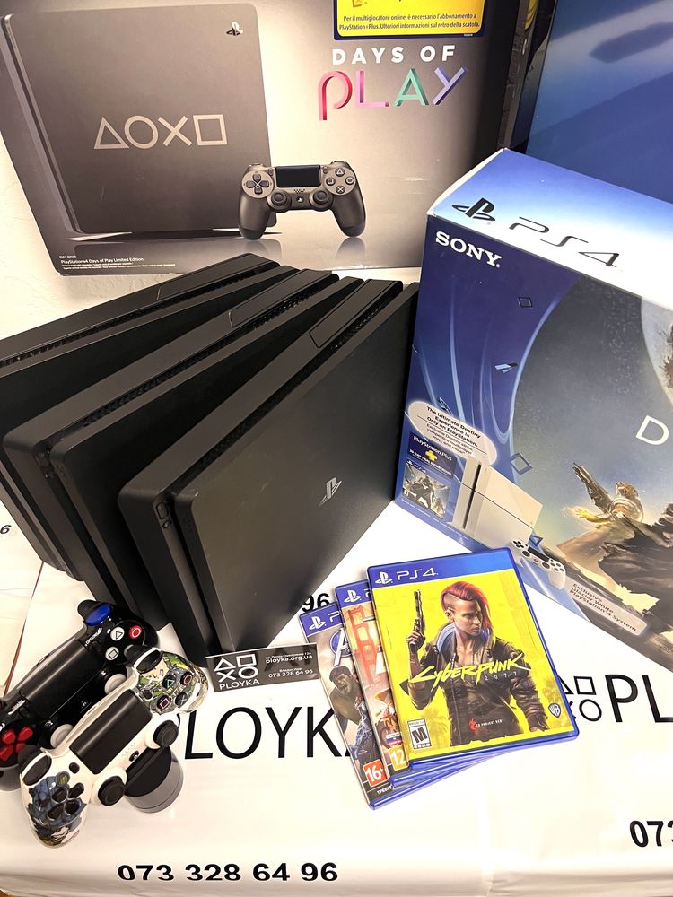 Магазин! Sony PlayStation 4 Slim+120ігор на аккаунт!