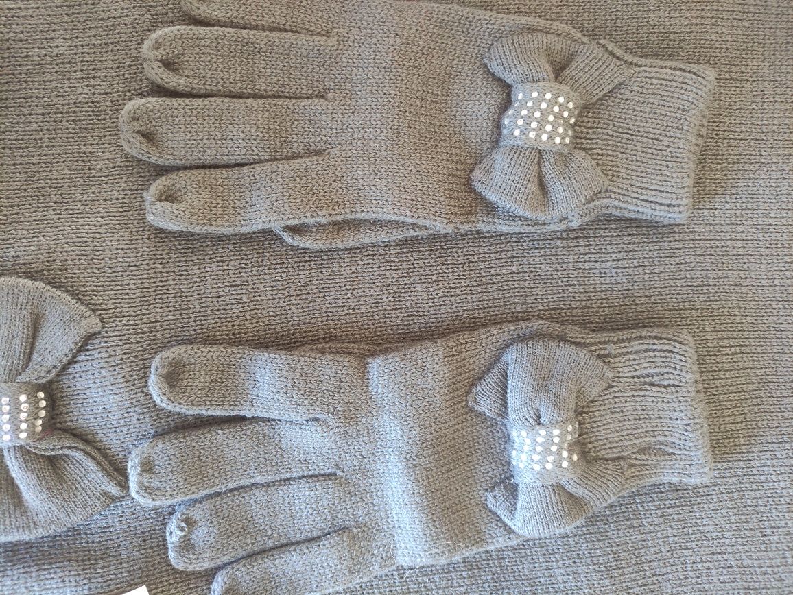 Conjunto Cachecol Luvas