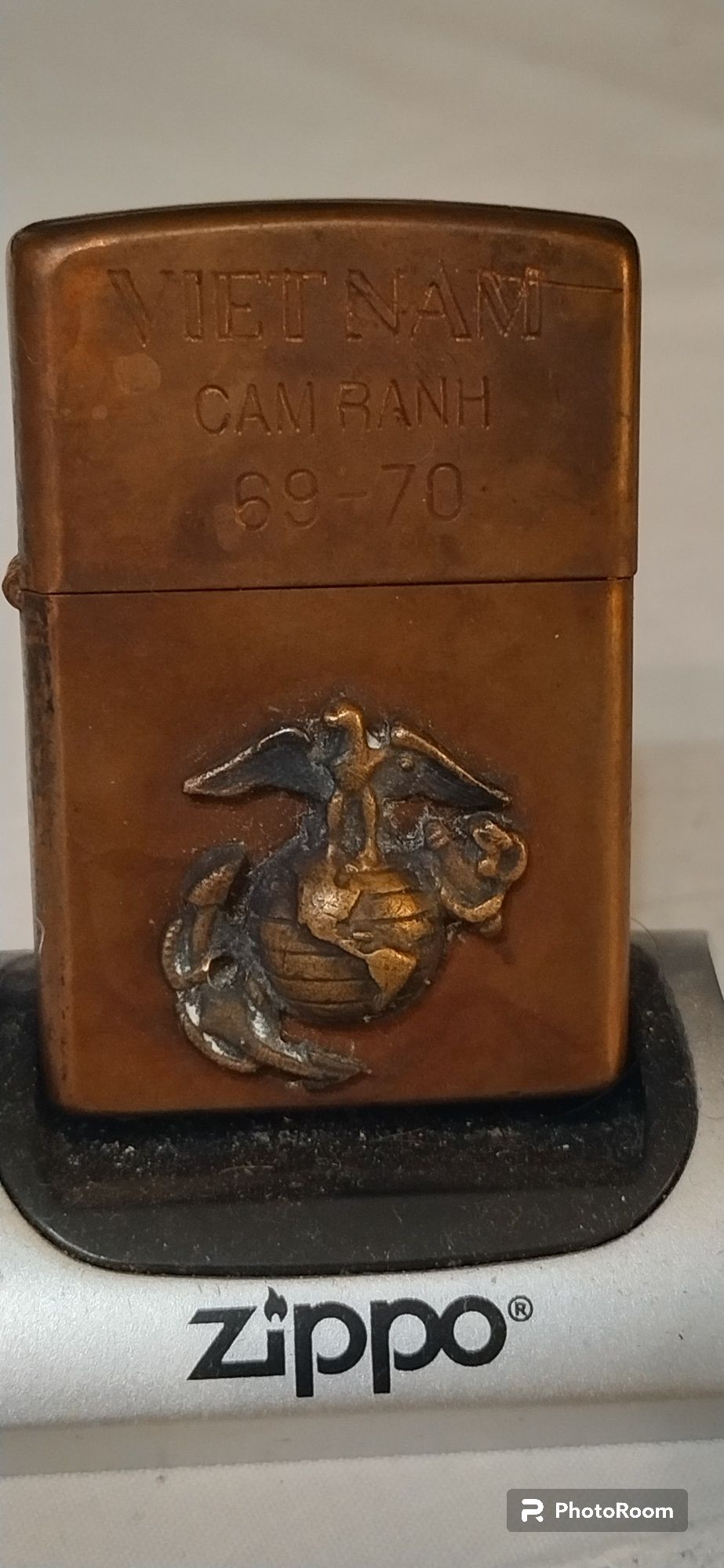 Zippo Soldado Guerra Vietnam, valor de mercado 300€