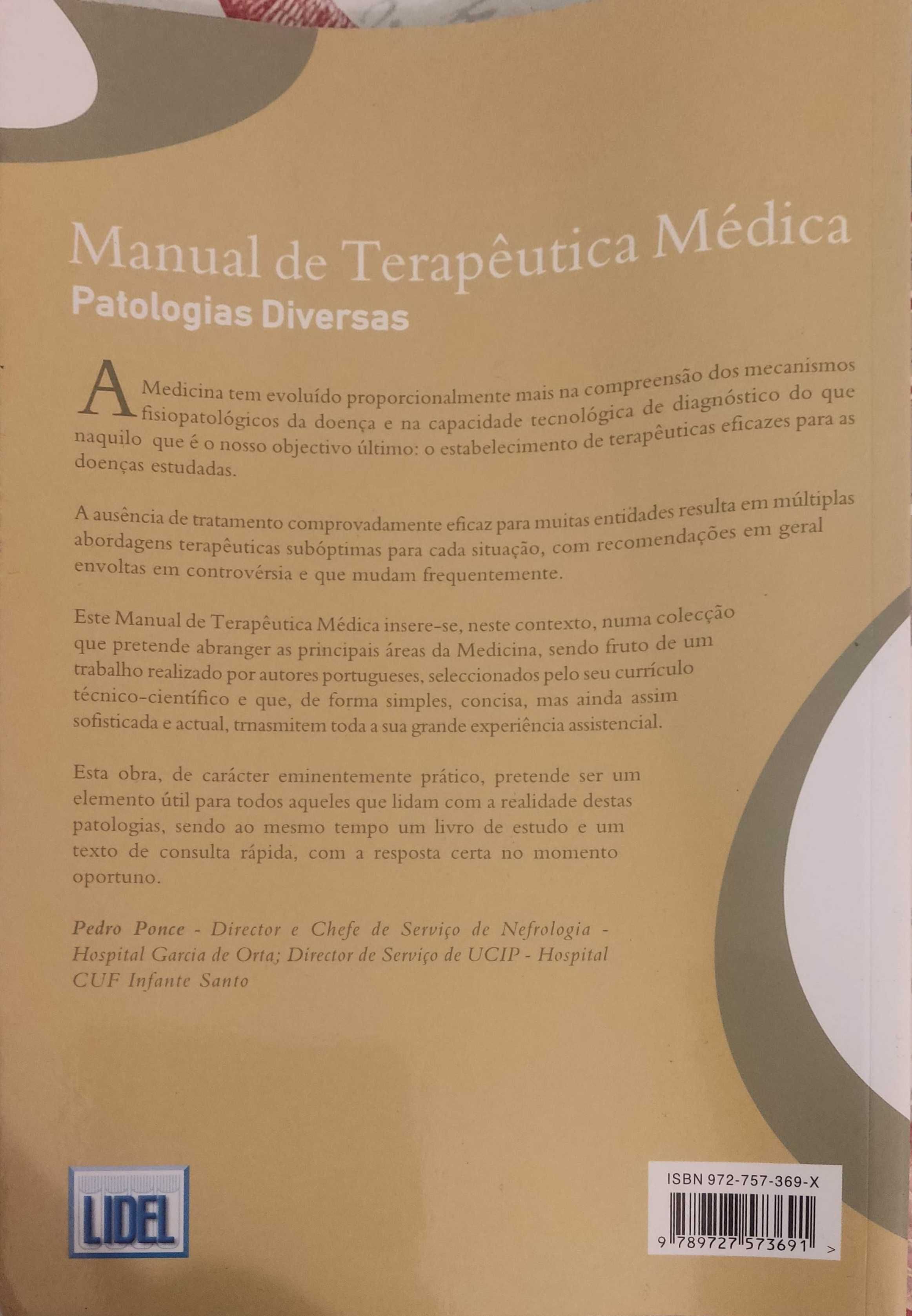 Manual de Terapêutica Médica - Patologias Diversas