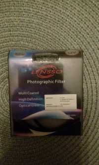 Profesjonalny filtr fotograficzny Lensso UV 62mm Nowy, czarny