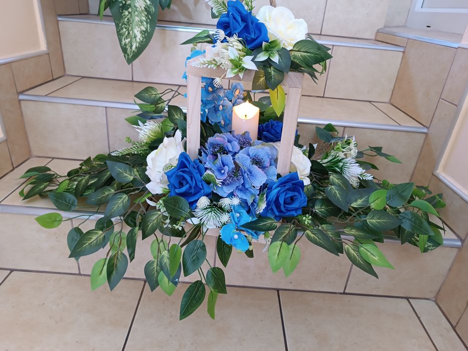 Latarenka na pomnik kompozycja na grób