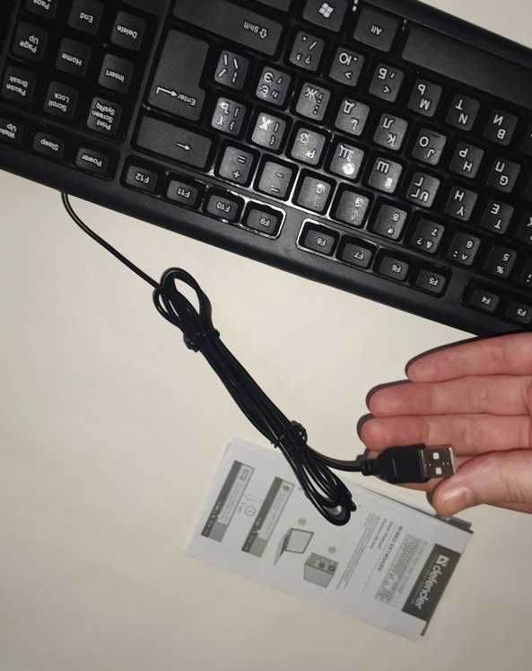 Новая клавиатура USB. Проводная. Мембранная