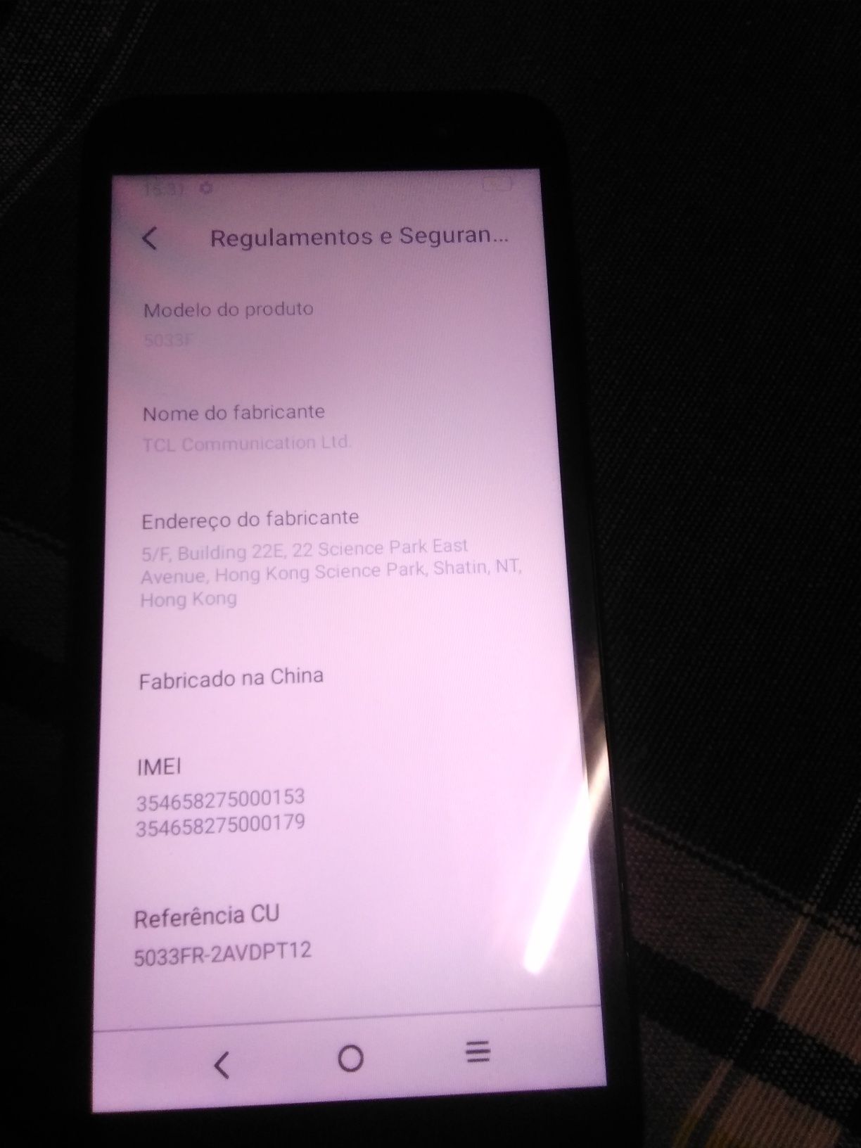 Telemóvel Alcatel como novo
