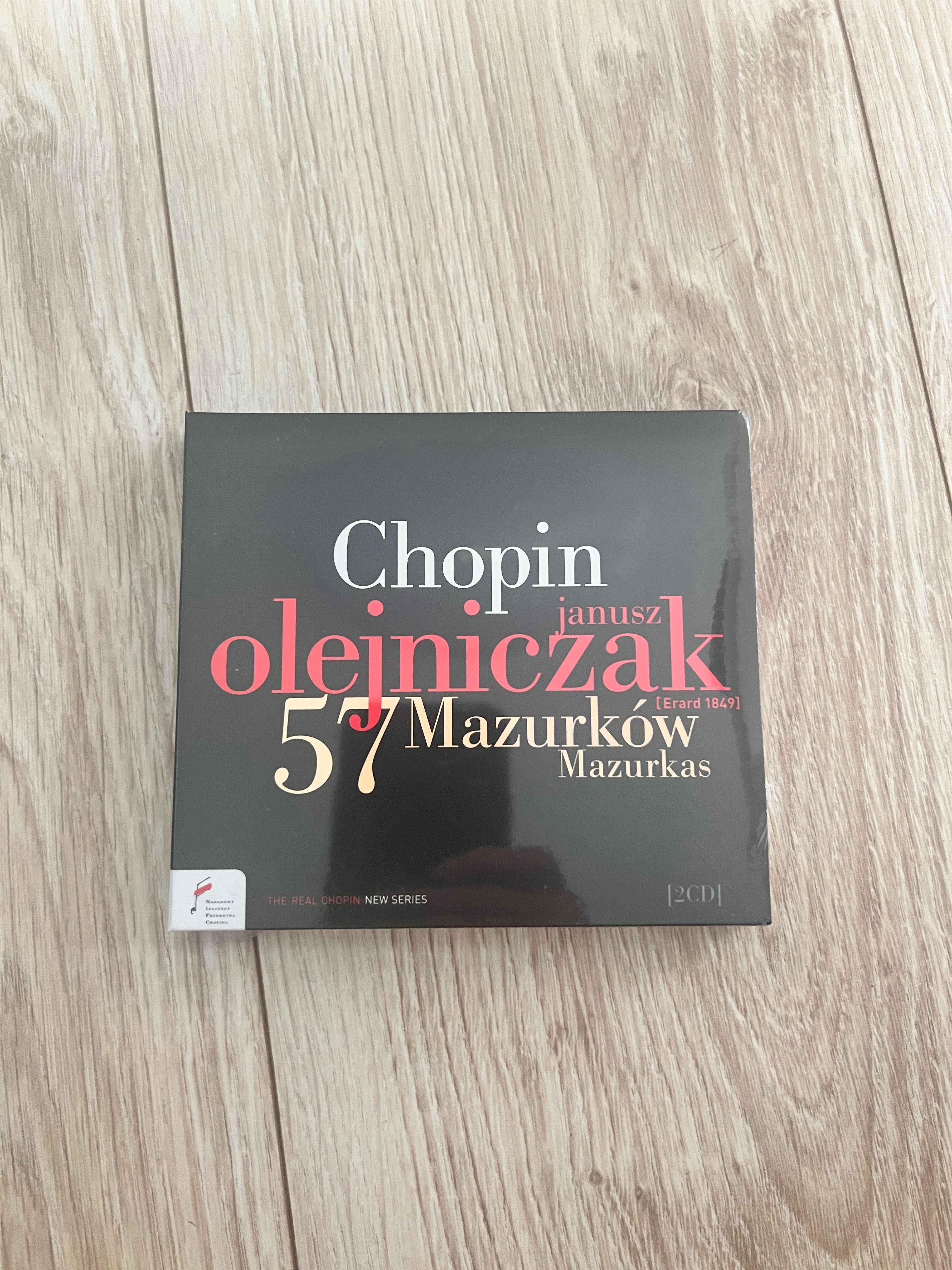 Chopin Janusz Olejniczak 57 Mazurków 2 CD nowy folia