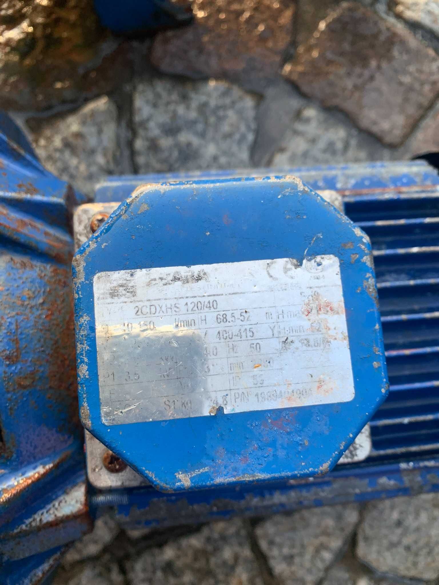 2 x Pompa EBARA 2CDXHS 120/40 PO REGENARACJI - używana.