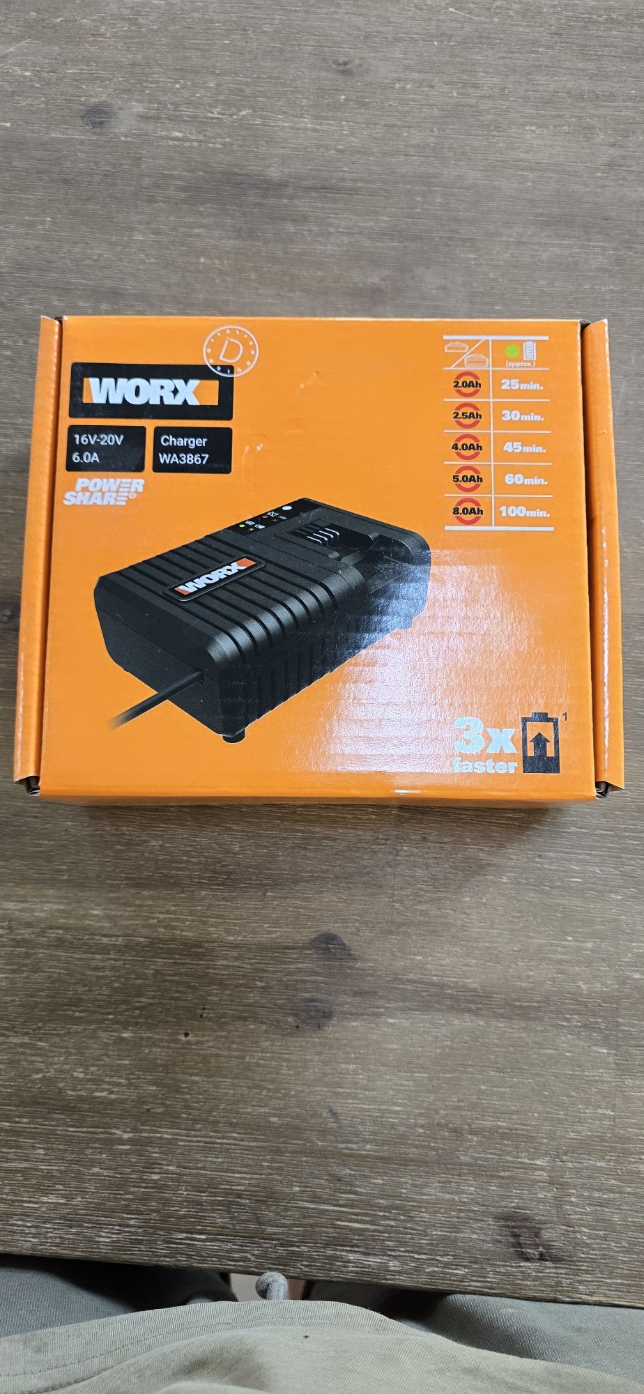 Ładowarka worx nowa