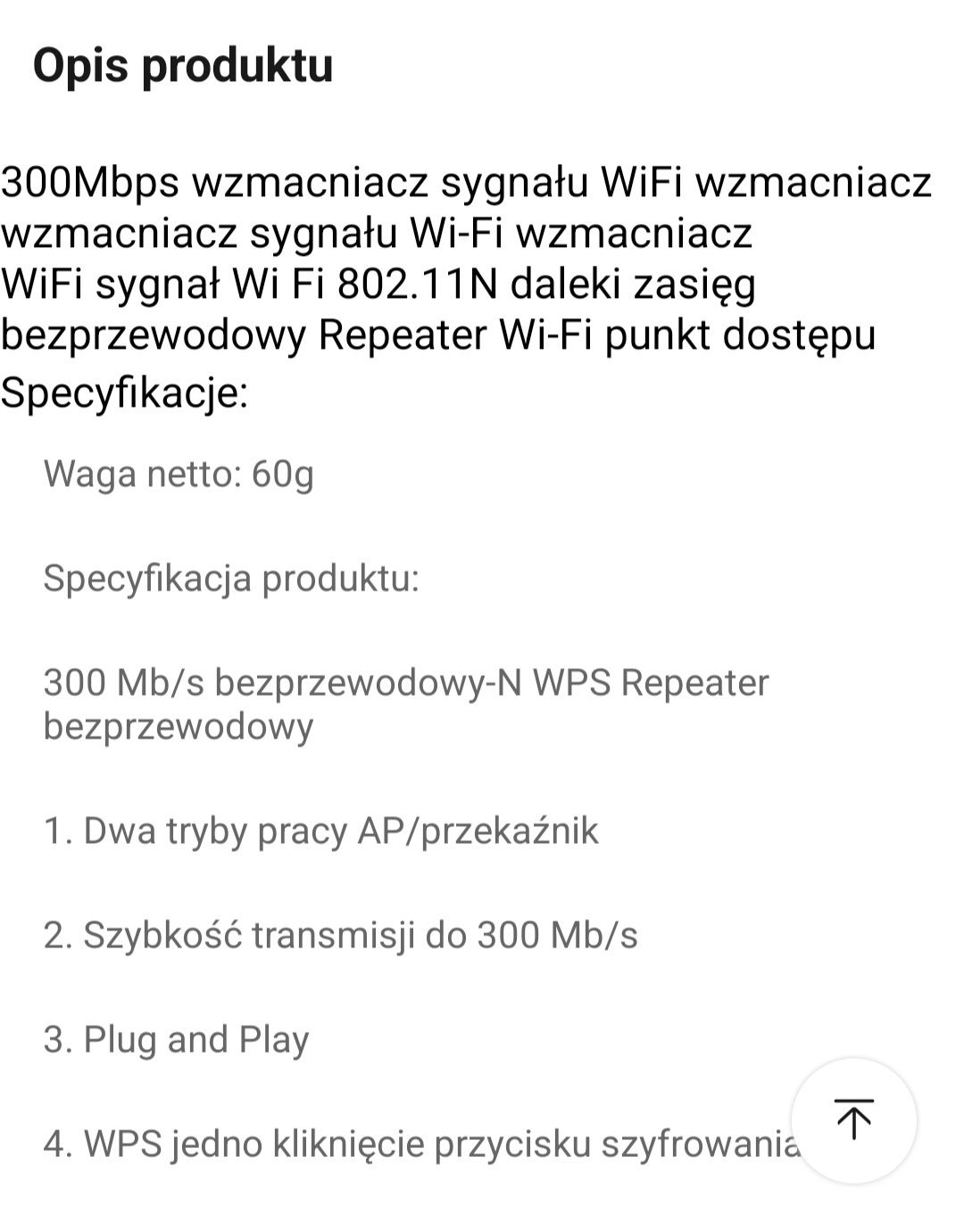 Wzmacniacz sygnału Wifi