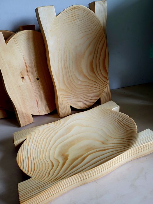 Góralskie Koryto od lokalnego stolarza Pojemna TACA na mięso Grawer 40