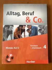 Książka Alltag Beruf & co język niemiecki Deutsch płyta CD
