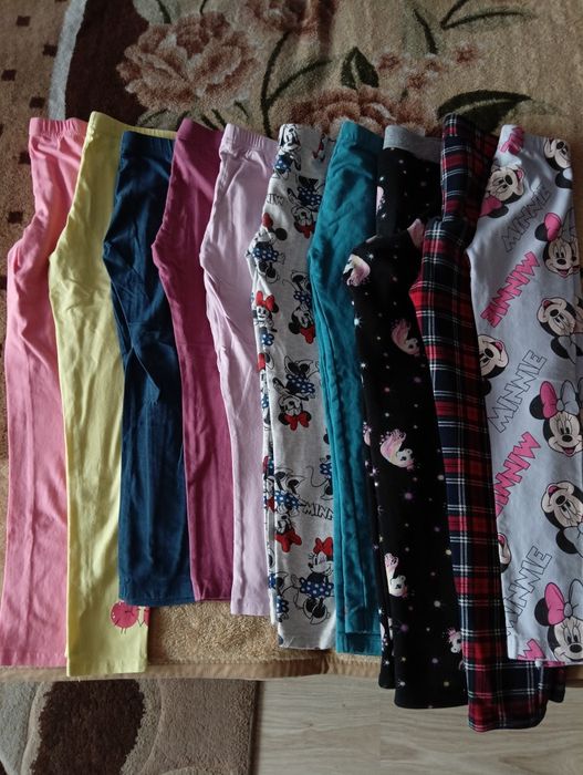 Getry/spodnie dla dziewczynki r.134/140 - 10szt!