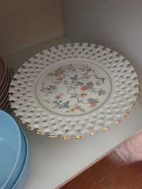 Kryształowa vintage porcelanowa