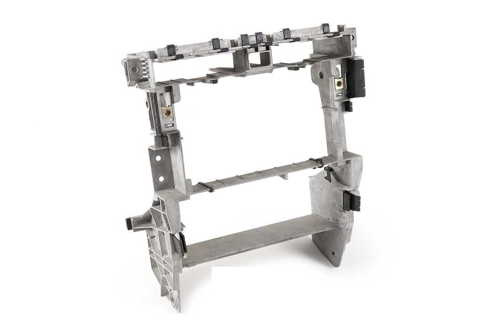 Audi A4 B6 S4 B7 tunel środkowy ramka 2 DIN stelaż