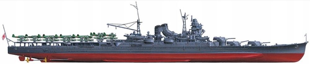Model okręt statek 1/350 Japanese Cruiser Mogami Tamiya 78021