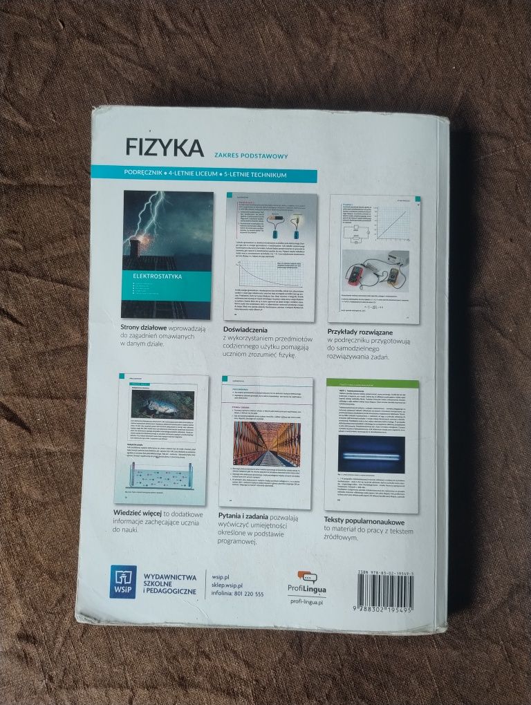 Podręcznik ,,fizyka 3,, wsip, zakres podstawowy
