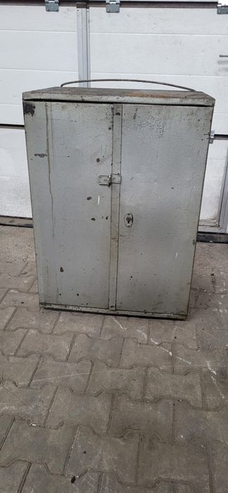Szafka Warsztatowa Narzedziowa metalowa zamykana warsztatowa 90x65x45