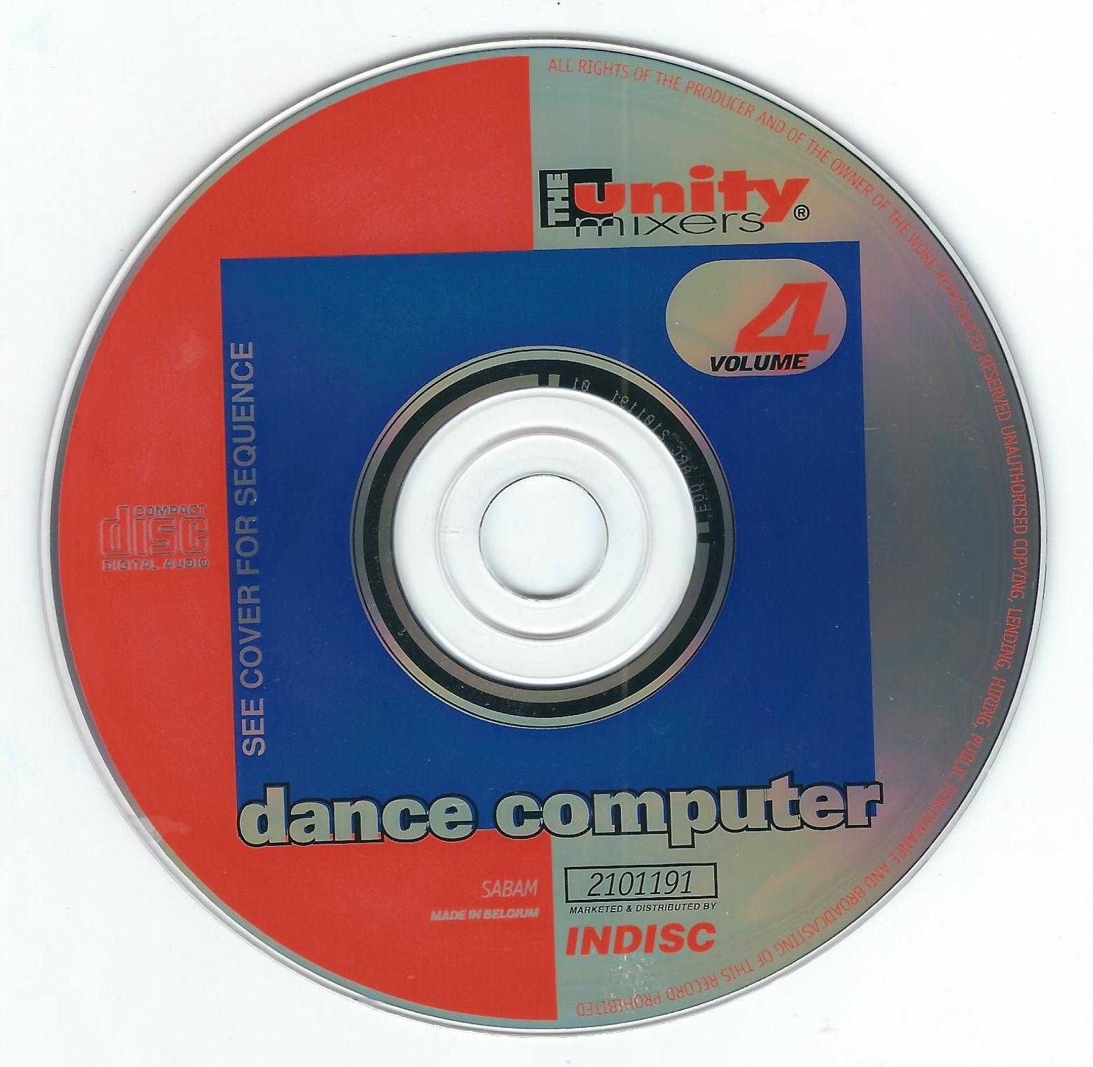 CD The Unity Mixers - Dance Computer Volume 4 (1994) (Indisc)