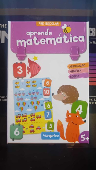 Conjunto "Aprende Inglês/Matemática - Pré-Escolar - Como Novos