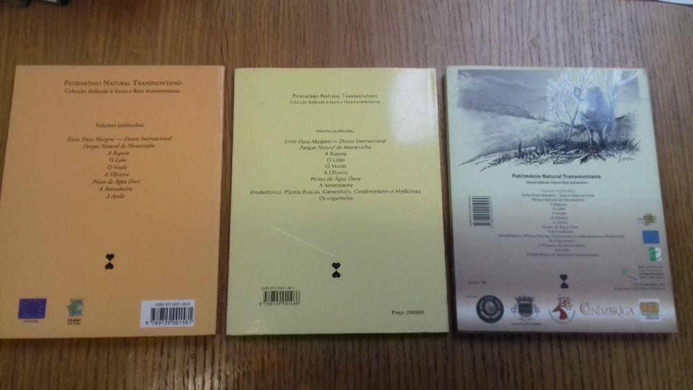 [Conjunto - 5 Livros] Património Natural Transmontano