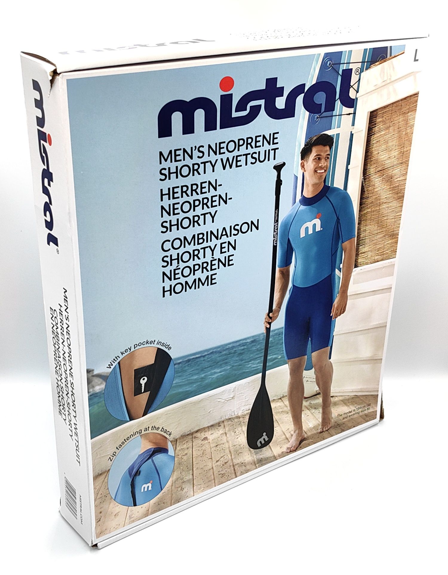 Kombinezon neoprenowy MISTRAL Męski, krótki rękaw, rozmiar L