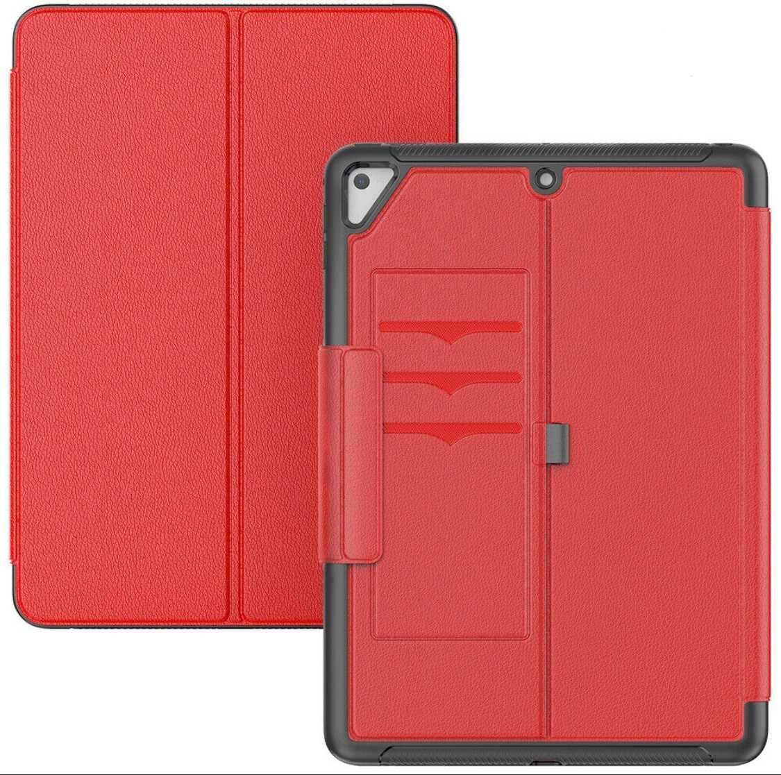 Etui iPad 9.7 czerwone z funkcją portfela
