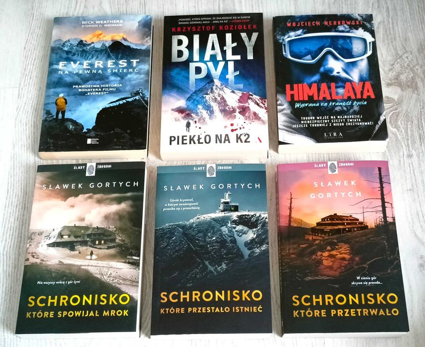 6x Gortych Schronisko Koziołek Piekło na K2 Nerkowski Himalaya Everest