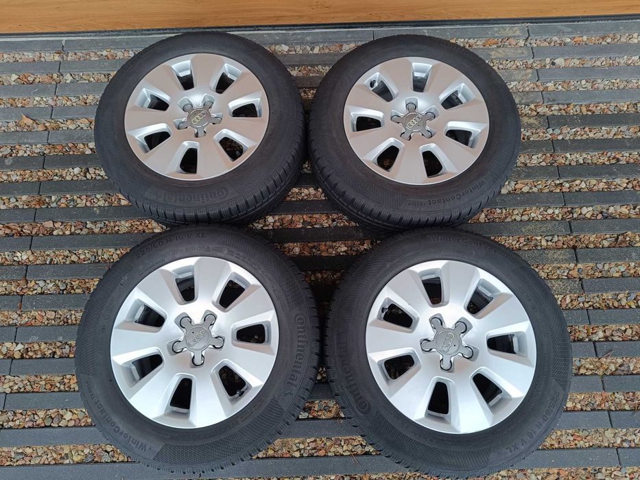 Koła zimowe 5x112 Opony 225/60 16 Continental 4521r Audi A6 C7 66,6mm