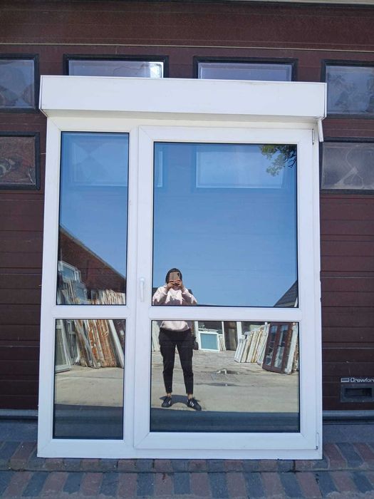 Okno tarasowe z roletą zewnętrzną173x228 drzwi balkon DOWÓZ CAŁY KRAJ