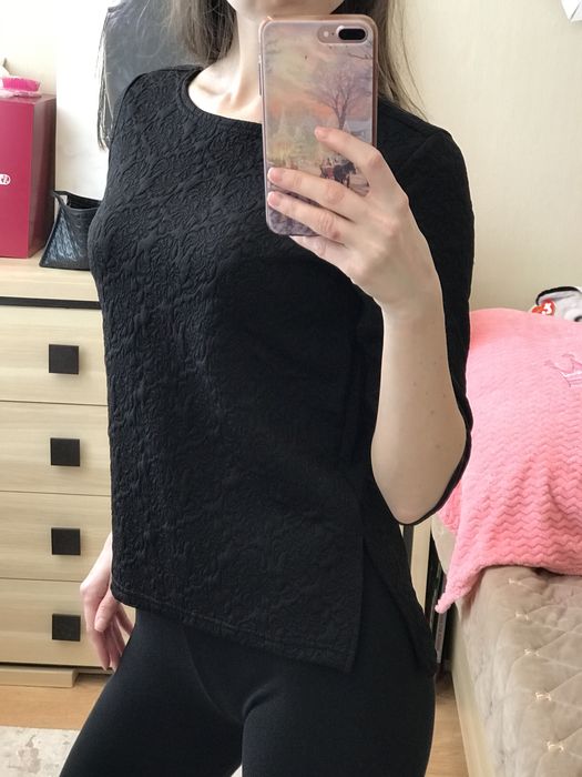 Чорна кофта фактурна