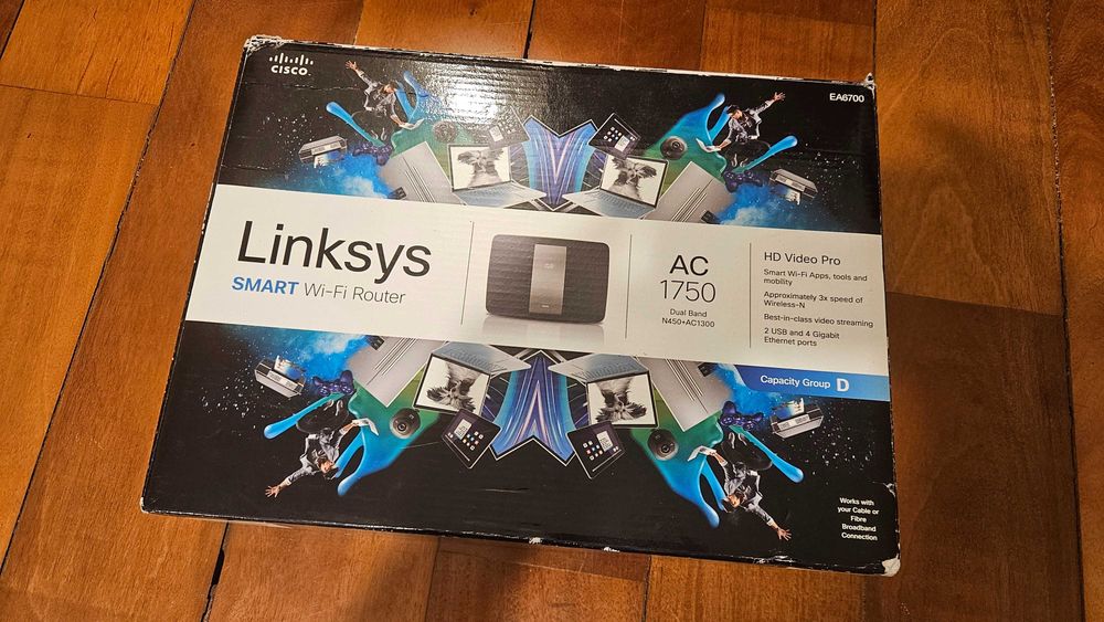 Router Linksys EA6700 AC1750 com DD-WRT