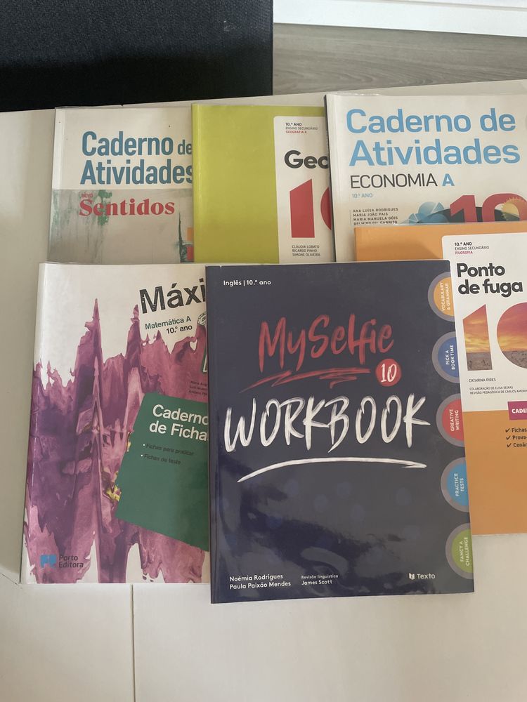 Cadernos atividades 10 Ano