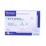 Effipro Pies M 10-20kg 4 pipety Spot-On pchły I kleszcze