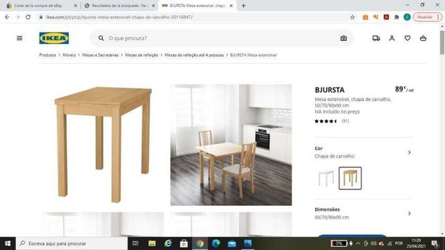 Mesa de cozinha Ikea