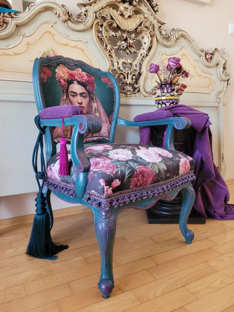 Luksusowy fotel Frida Kahlo