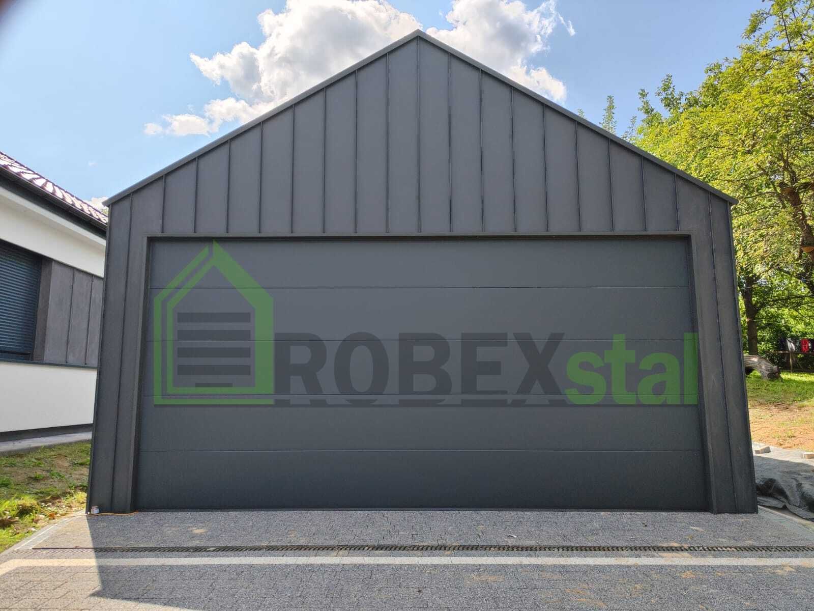 garaż z blachy na rąbek 5,85X6,80 PRODUCENT KAŻDY WYMIAR 6X5 6X5,8 6X6