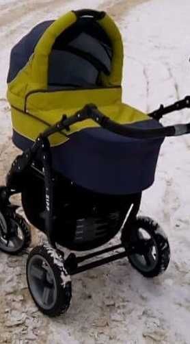 Wózek 3w1 Zipp szaro-zielony