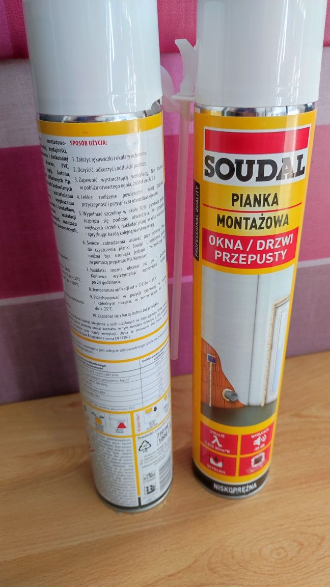 Piana montażowa Soudal 750 ml