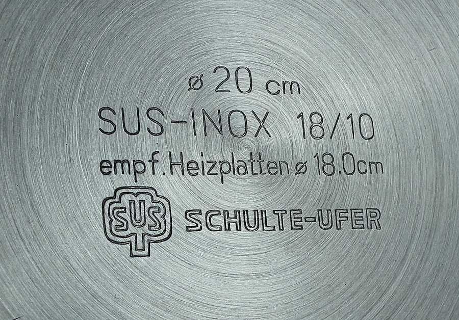 Niemiecki garnek SCHULTE UFER 20cm o poj. 3,5 l.