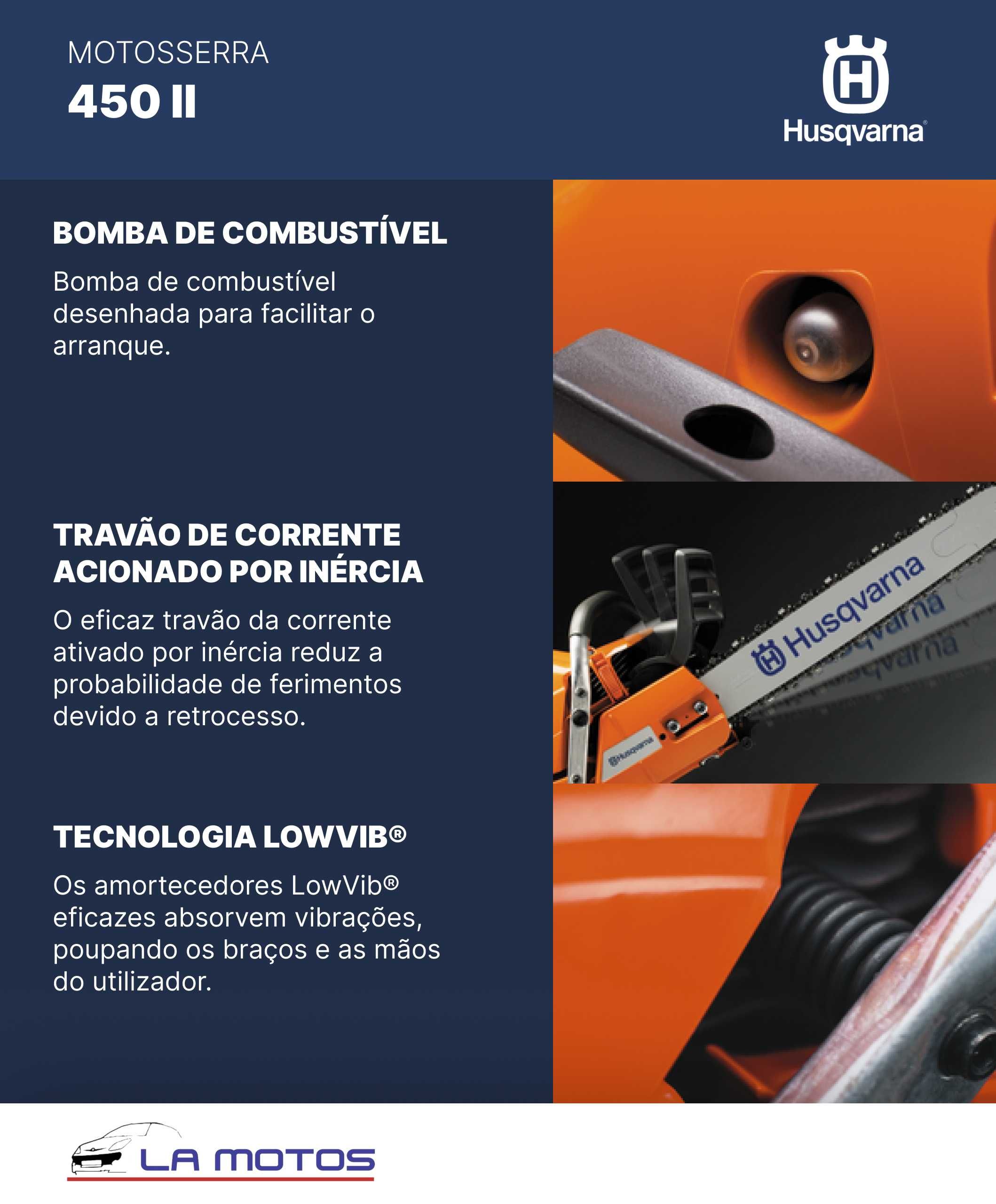 Motosserra Husqvarna 450 II New