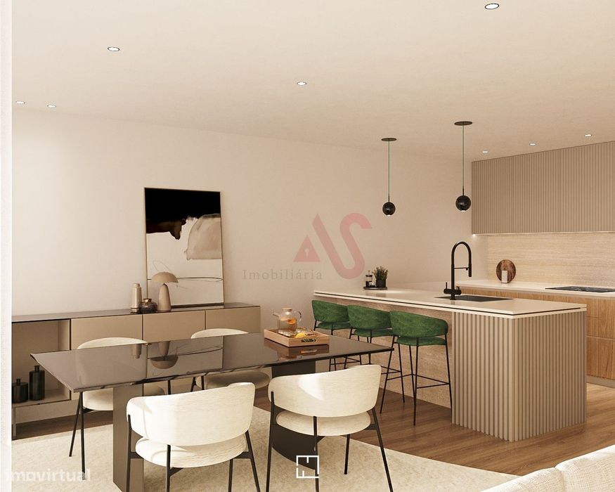 Apartamento T3 com 215 m² no 1º Andar |  3 Quartos (1 Suíte  com close