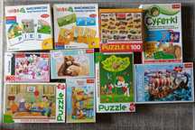 Zestaw puzzli dla dzieci