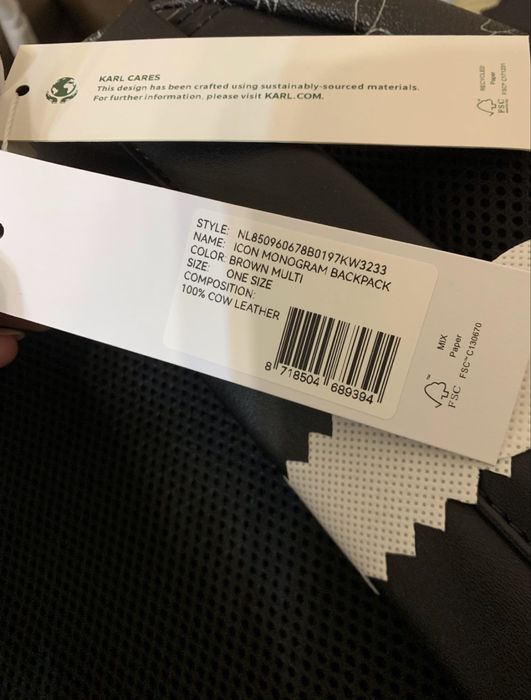 Рюкзак Карл Лагерфельд Karl Lagerfeld оригінал